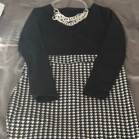 Womens Sexy Deep V-Neck Midi Bodycon Long Sleeve - Picture 1 of 5